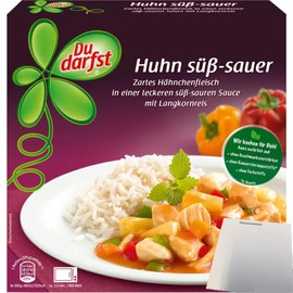 Du darfst Menu Chicken Sweet and Sour (375g Pack) + usy Block
