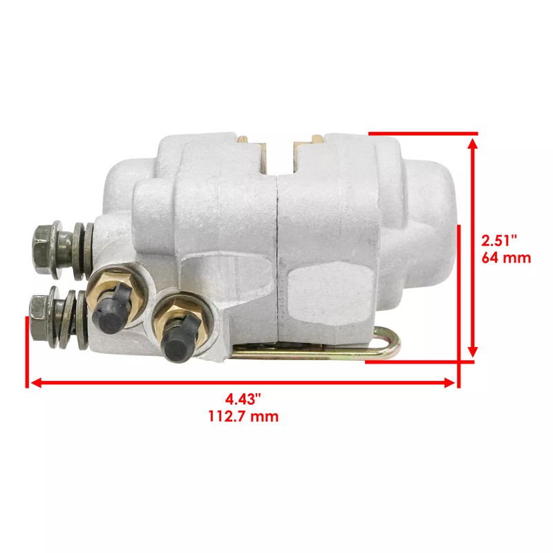 Caltric Rear Brake Caliper W/Pads for Polaris Xplorer 400 250