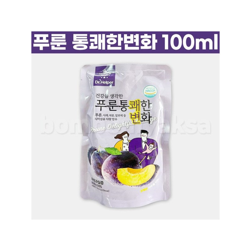 네오팜 푸룬 통쾌한변화 100ml 1포/쾌변 Neofarm Prune Refreshing Change 100ml
