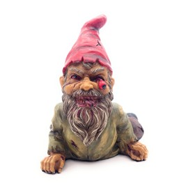 RUSTIX Zombie Garden Gnomo - Decoración de película de terror para césped