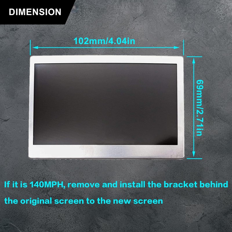 SecosAutoparts LCD Display Color Screen Compatible with Ford Focus 2014