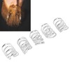 Spring Hair Cuffs, Exquisite Strong Beard Rings Multifunctional Metal Viking