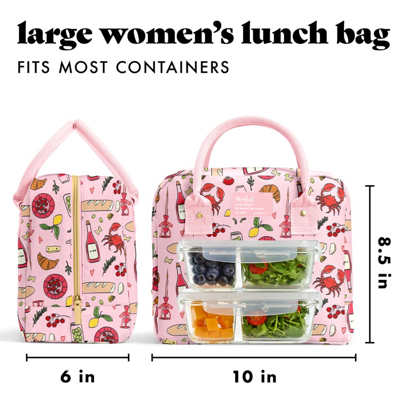 Fit & Fresh Bloomington Lunch Bag for Women - Insulated