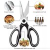 Kitchen Scissors, Heavy Duty Sharp Stainless Steel Scissors for Kitchen,