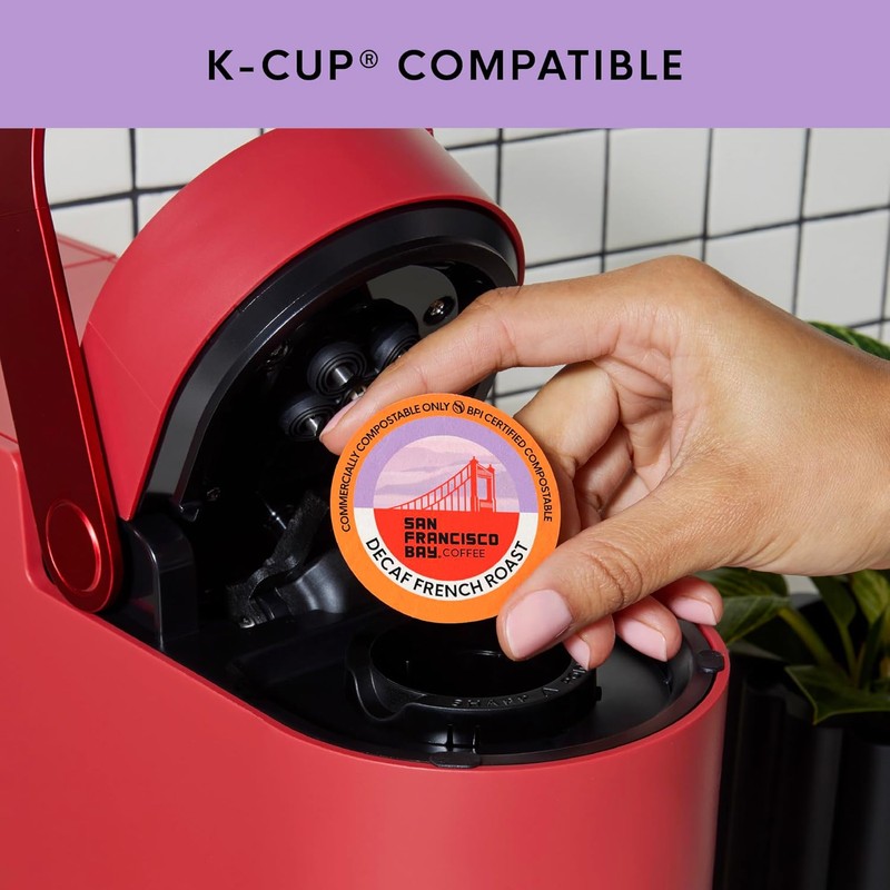 San Francisco Bay Decaf K-Cup Coffee Pods, Decaf French Roast