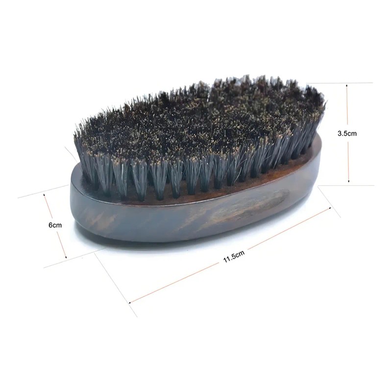 Cepillo Para Cabello Barba Y Bigote Barbarian Brothers Color Marrn