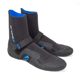 Sola Men's POWER 5MM ROUND TOE BOOT, Black/Blue, 46/12