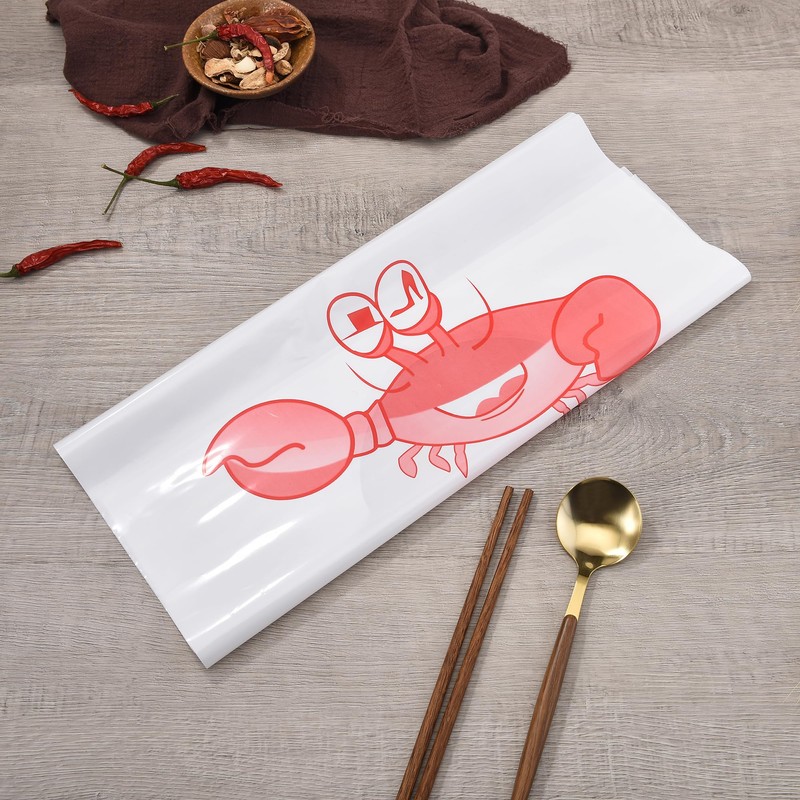 MGTECH 16 Pack 23 Inch Disposable Crab Bibs Thick Funny