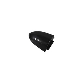 HUYILUN0104 Black Exterior Door Outer Handle Cap Without Hole Type Compatible with Kia Rio 2012 2013 2014 2015 2016 2017