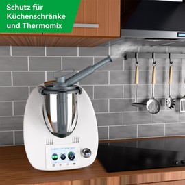 KULACO Steam Diverter for Thermomix TM6 TM5 TM31 TM21, Steam Diverter for Protection of Kitchen Wall Cabinets, Steam Deflector BPA Free, Steam Diversion Kitchen Accessories for Vorwerk TM-5 TM-6