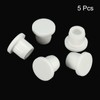 MECCANIXITY Silicone Rubber Hole Plug White Soft Flexible Stopper for