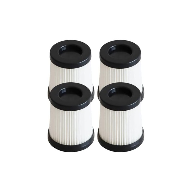 Paquete de 4 filtros HEPA lavables de repuesto para aspiradora