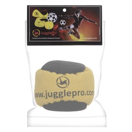 Juggle Pro Hacky Sack Footbag with 2 Panels - NUNCHAKU Model - Foot Conggling - Made of Ultra Suede (Amara) Plastic Fabric, Filled with EPS Plastic Pallets, Hand Stitched