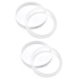 Airtight Lid With Silicone Gasket For Standard 110-400 Gallon Jar | Creates A Strong Airtight Seal For All Your Storage Needs | 2-Pack