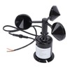 3 Cups Wind Speed Sensor Ultrasonic Sensor Weather Resistant High