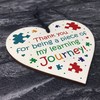 RED OCEAN Teacher Heart Hanging Plaque Gifts Thank You Gifts