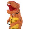 JYZCOS Inflatable Dinosaur Costume Kid Size (Brown, 5 to 7