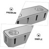 SHINEOFI Plug Receiving Box for Desktop Grey Cable Organizer Lid