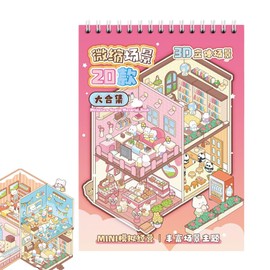 Sticker Scenes for Adults - Sticker Scenes for Kids | Decal Tapes Aesthetic Supplies Toys Games for Crafting School Classroom Camping Travel Journaling Crafts