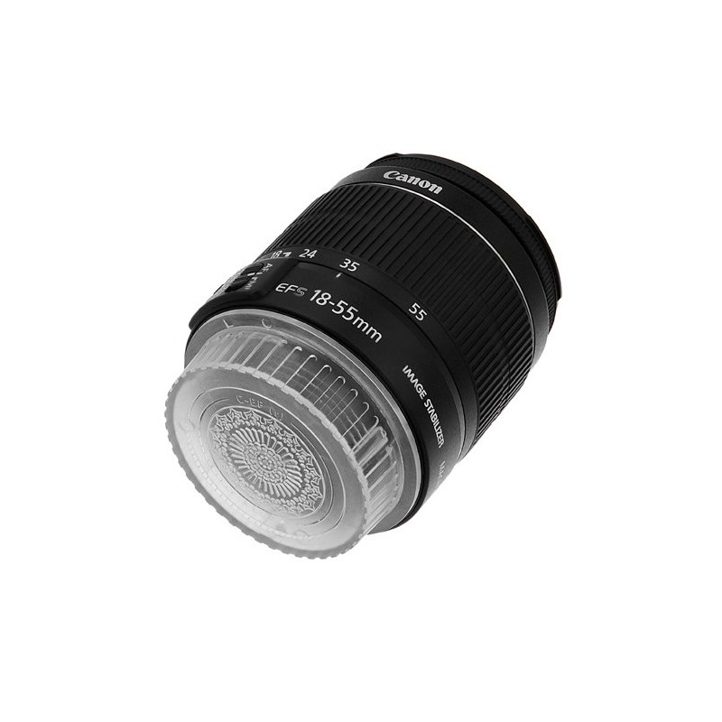 Fotodiox Designer Rear Cap for Canon EOS (Clear)
