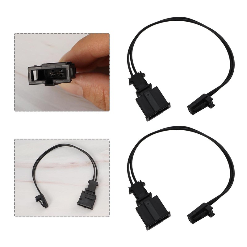 eMagTech Pack of 4 2 Pin Interior Lighting Wiring Harness
