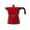 IBILI Bahia Express Moka Pot, Red, 6 Cups, 300 ml,