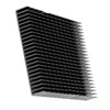 QANYEGN Black Heat Sinks, CPU Amplifier Heatsink, Aluminum Cooling Heat