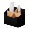 Remote Control Holder | Desktop Organizer Caddy,4-Divided Stationery and Makeup
