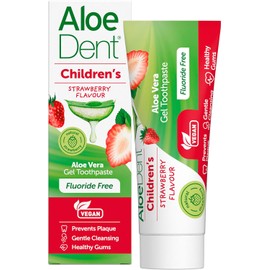  Brush twice daily with Aloe Dent Children's Toothpaste to support strong, healthy teeth and gums.