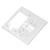 Sewing Machine Needle Plate 7.6x8.4cm Steel Needle Throat Plate for