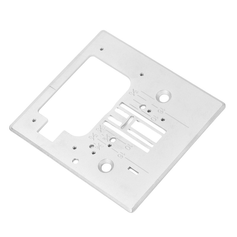 Sewing Machine Needle Plate 7.6x8.4cm Steel Needle Throat Plate for