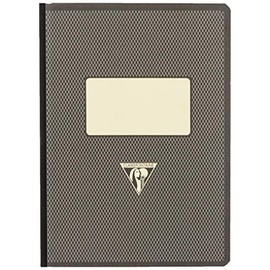 Clairefontaine 195246 °C 1951 Back to Basics Notebook, 96 Sheets Lined DIN A5 14.8 x 21 cm with Bound Cover and Soft Black Cover X 1 Single