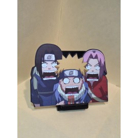 Naruto Sasuke Naruto Sakura Naruto Shippuden 3D Lenticular Motion Sticker Decal