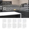 Adedeo Peel and Stick Glass Subway Tiles, 3 x 6