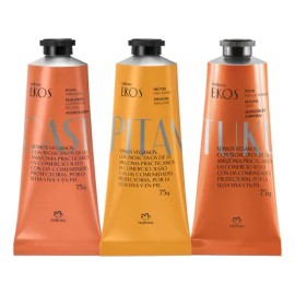 Crema De Manos Natura Ekos Castaña Tukuma Y Pitanga Pack 3