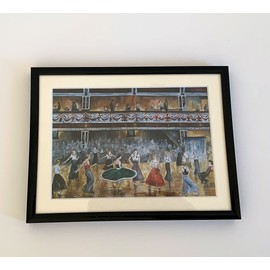 I Go to Pieces - A mounted and framed (black frame) Northern Soul Print. Overall size, 8.5 inches wide by 6.5 inches tall.