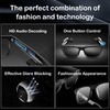 RERBO Smart Audio Glasses, Polarized Bluetooth Sunglasses, Built in Mic