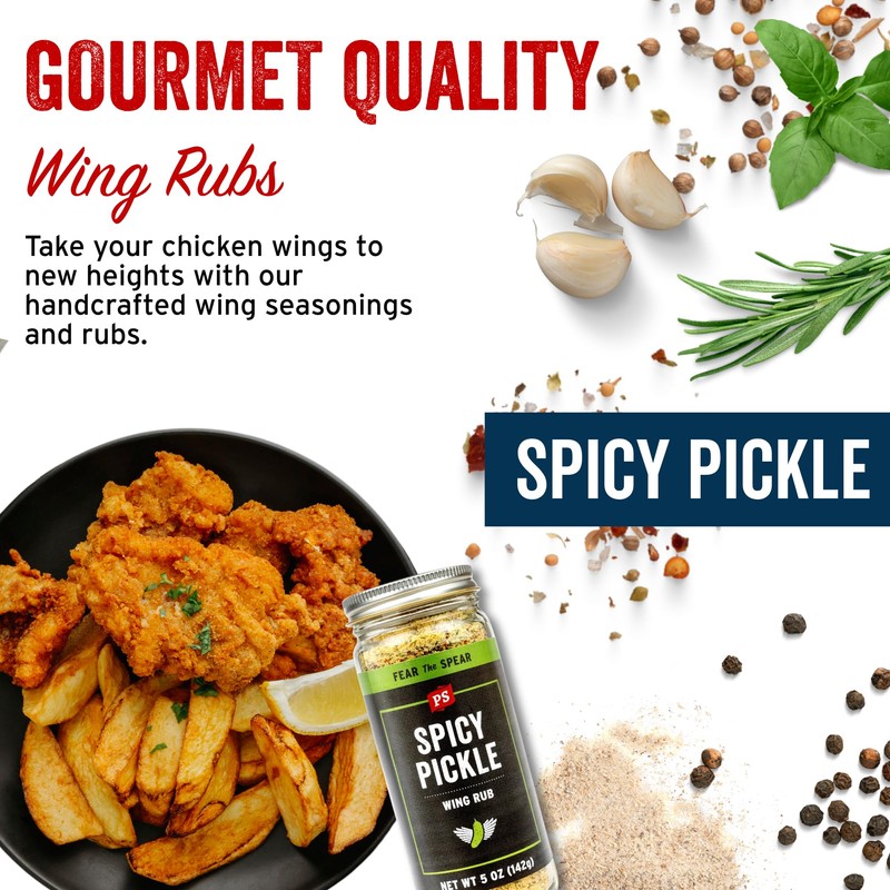 PS Seasoning Spicy Dill Pickle Wing Rub - Hot Chicken
