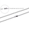 32 Feet Stainless Steel Ball Bead Chains with 50 Pcs