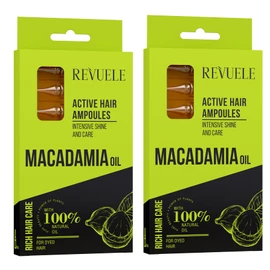 REVUELE Macadamia Oil Active Hair Ampoules Pack of 2 (8 x 5 ml)