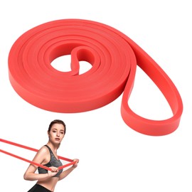 Pull Up Bands Resistance Bands Rubber Heavy Duty Loop Band Exercise Band for Stretch Mobility Muscle Toning Calisthenics Powerlifting Yoga Fitness Unisex (Red)
