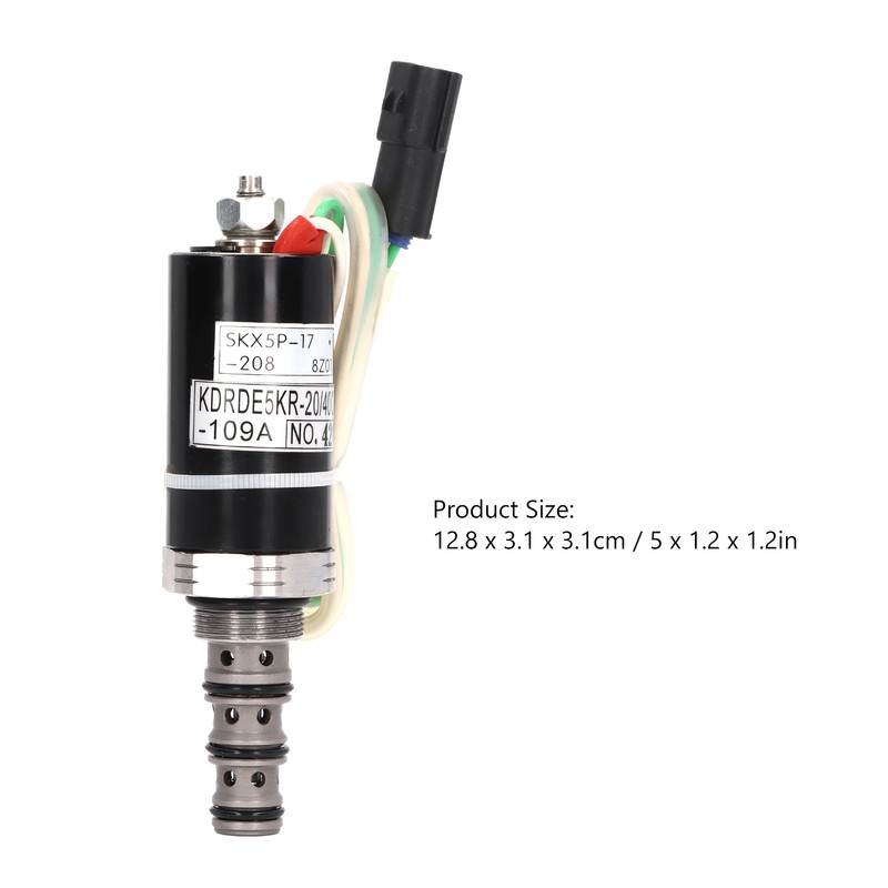 Rotary Solenoid Valve Stainless Steel Hydraulic Pump Control Valve for
