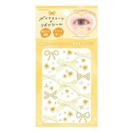 Camio Japan 228143 Makeup Stone, Ribbon Sticker, Yellow