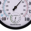Indoor Outdoor Thermometer Hygrometer, Lirches Outdoor Thermometer Large Numbers, Decorative