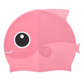 UKCOCO Gorro De Natación De Silicona para Niños con Diseño De Dibujos Animados Material Ligero Y Elástico para Protección del Cabello Ideal para Famil