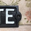 Darthome Ltd Antique Black Cast Iron Wall Mounted Garden Gate