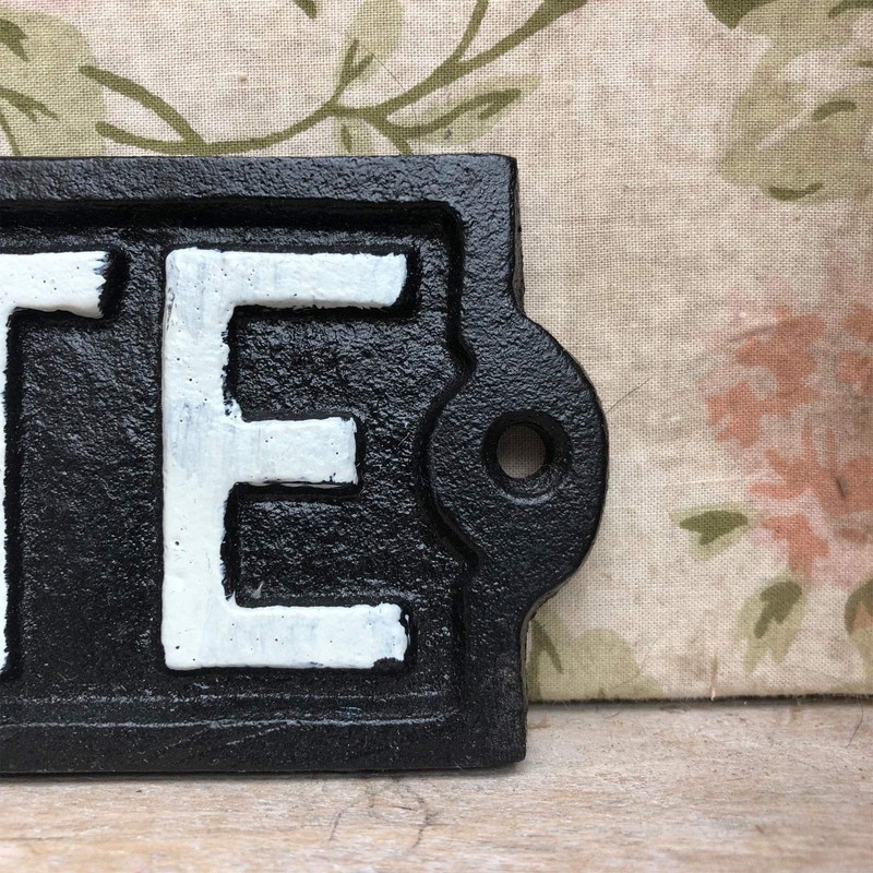 Darthome Ltd Antique Black Cast Iron Wall Mounted Garden Gate