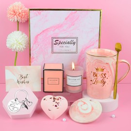 Geschenke für Frauen, Geburtstagsgeschenk für Frauen, 14 OZ Kaffeetassen Geschenkset mit Duftkerze, Kaffeesocken, Badebombe, Geschenke für Frauen, Geburtstagsgeschenke für Mutter, Ehefrau, Freunde