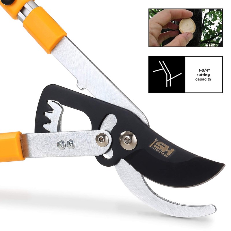STEELHEAD Heavy-Duty 27-40" Adjustable Gear-Bypass Limb & Branch Lopper, Telescoping