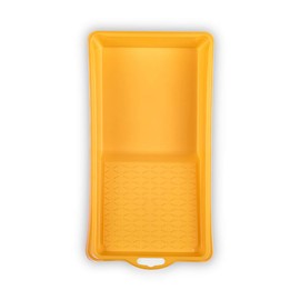 HARDY WORKING TOOLS A0180-560000 Painter Set, Paint Roller, Paint Tray and Paint Rollers Made of Polyester, Pile Height 12 mm, Length 10 cm, Diameter 30 mm, White/Yellow/Grey